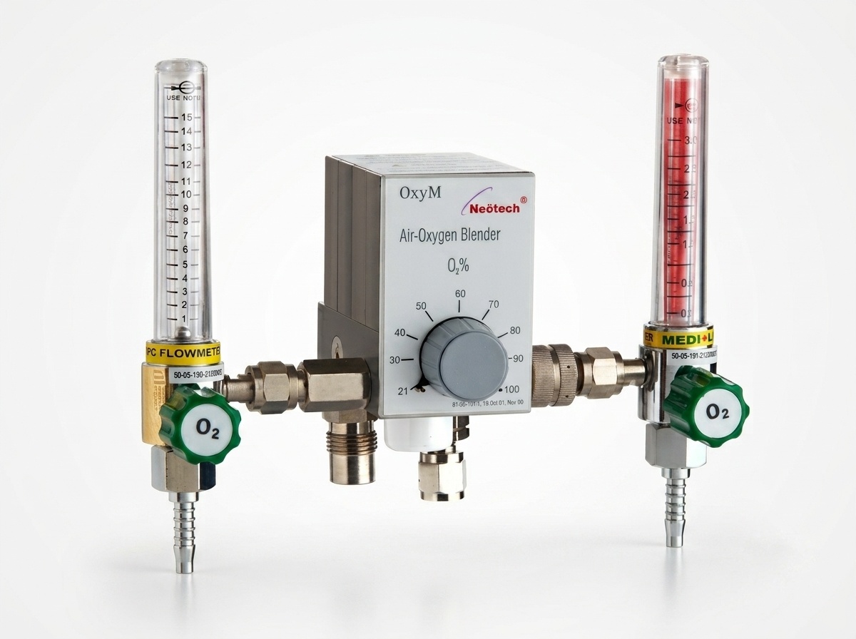 Precision Medical Air-Oxygen Blender