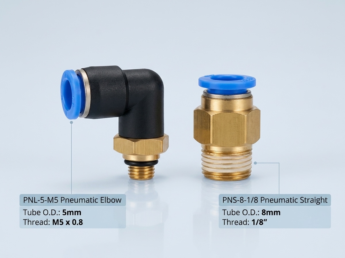 Medical Gas Pneumatic Elbow Fitting